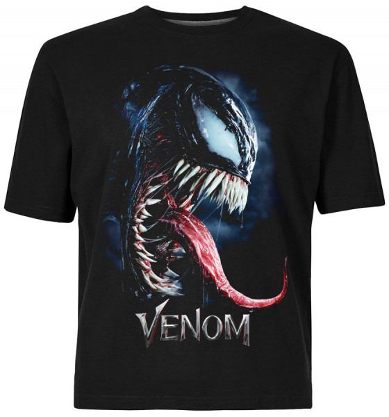 Tričko Venom Black bavlna