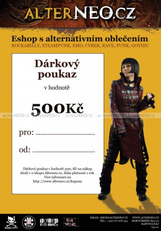 Gift certificate 500Kč