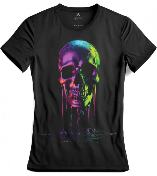 Tričko Neon Skull