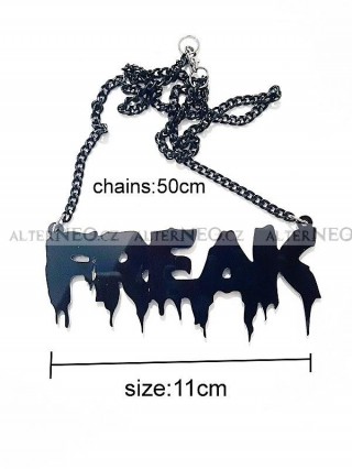 Gothic Punk Rock náhrdelník Freak