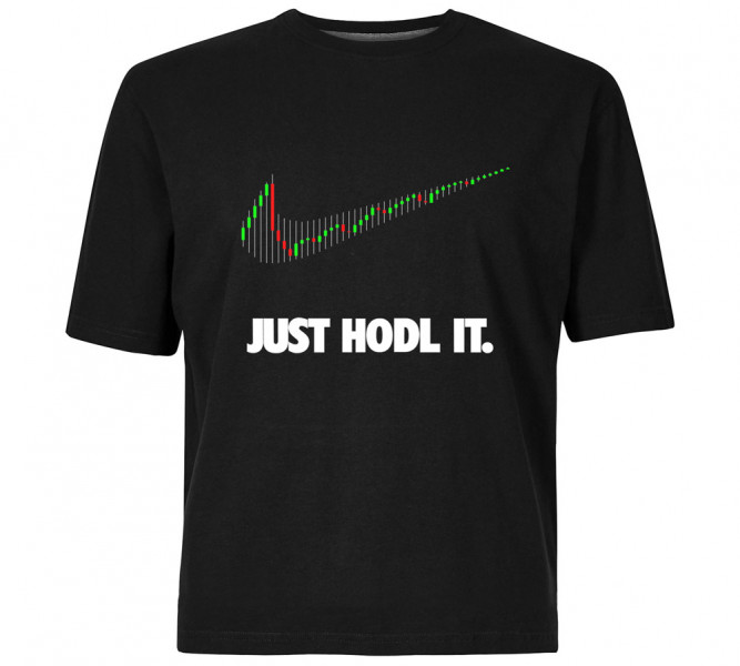 Tričko Bitcoin Just Hodl It