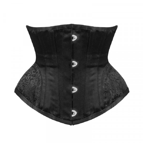 Underbust stahovací gothic korzet s brokátem Adele 