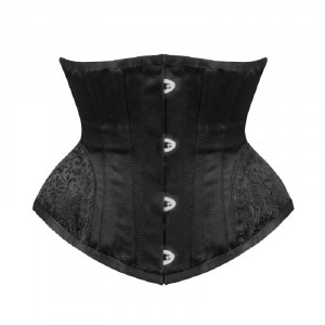 Underbust stahovací gothic korzet s brokátem Adele 